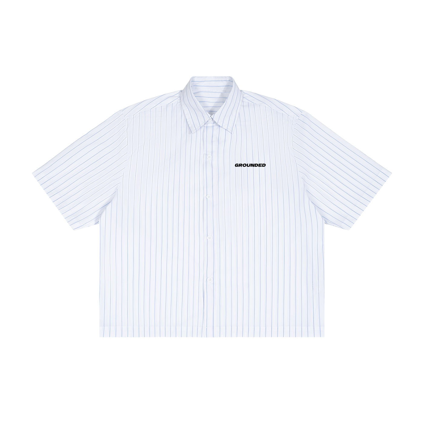 2000 Boxy Button Up Blue