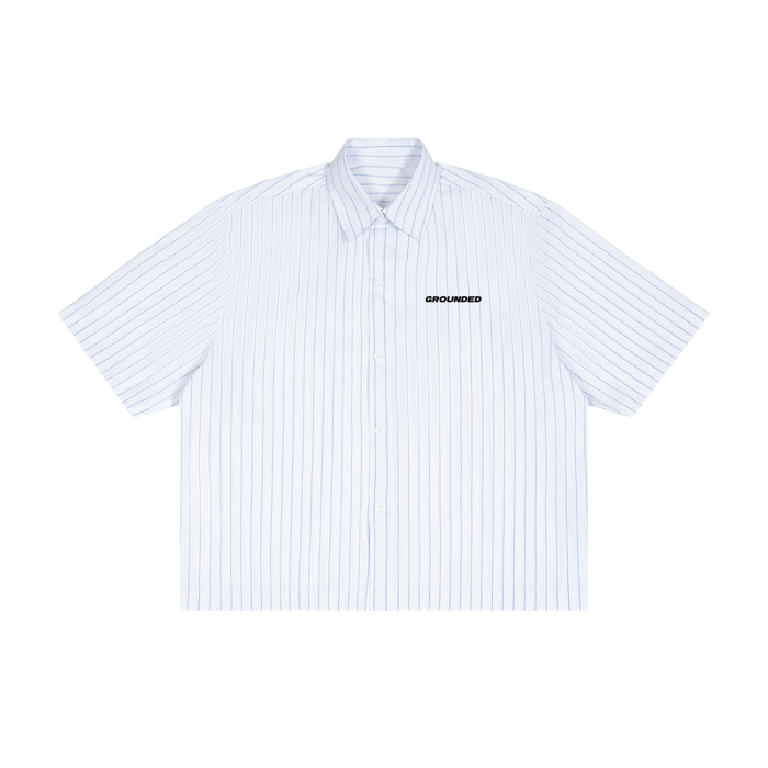 2000 Boxy Button Up Blue