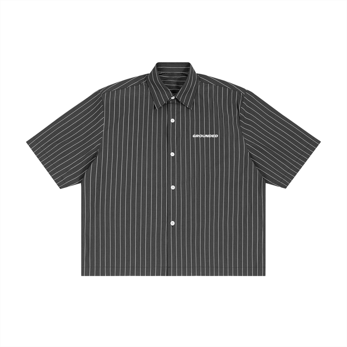 2000 Boxy Button Up Black